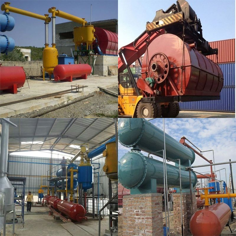 Tire Pyrolysis & Distillation Line